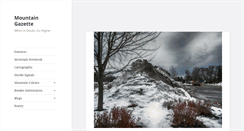 Desktop Screenshot of mountaingazette.com